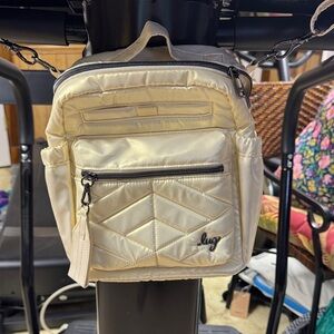 Lug Ivory Quilted Mini Backpack